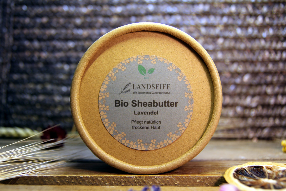 Naturseifen Set für Lavendelliebhaber 7-teilig - 5 x Bio Naturkosmetik + Seifensäckchen & Luffascheibe